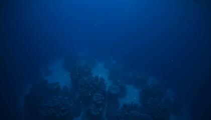 Obraz premium An Undersea Dream: Exploring the Depths of the Ocean Floor