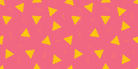 Geometric illustration background. Seamless pattern.Vector. 幾何学イラストパターン　背景素材