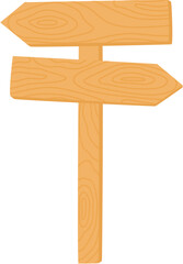 Blank sign wooden board