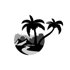 Tshirt Natur Abstract Design Vector illustration