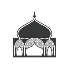 Masque Islamic Design Vector illustration silhouette