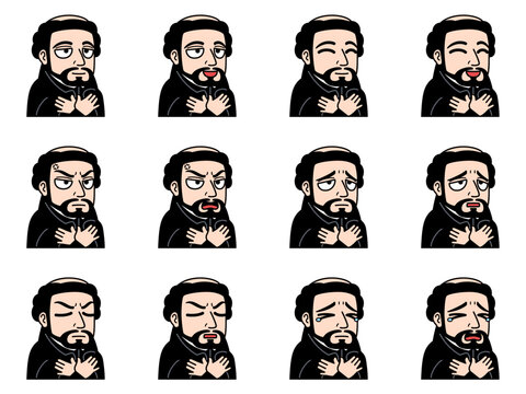 フランシスコ・ザビエルのイラストセット