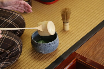 Matcha Tea Ceremony at Oribe-an, Gifu World Rose Garden, Japan (March 2, 2025)