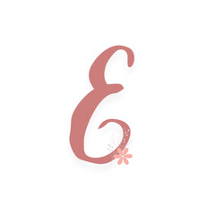 Obraz premium letter vector typography 