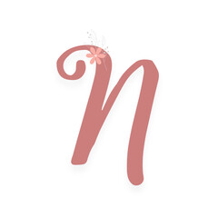 letter vector typography 