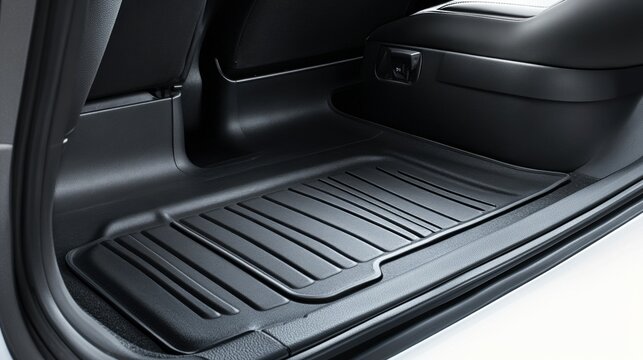 Modern vehicle interior customization detailed design of car floor mats & accessories