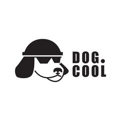 dog  pet  cool cartoon cute logo vector icon symbol illustration design