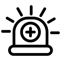 Fototapeta premium Siren icon