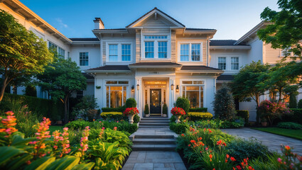 Fototapeta premium Single-Family Home, Townhouse, Condo, Apartment – Find Your Home 