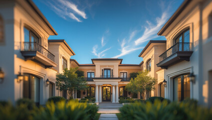 Obraz premium Single-Family Home, Townhouse, Condo, Apartment – Find Your Home 