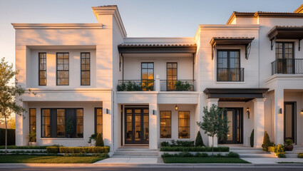 Obraz premium Single-Family Home, Townhouse, Condo, Apartment – Find Your Home 