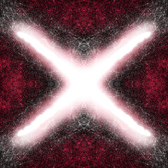 red star background