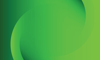 minimalist green background abstract with dynamic shape. Vector Illustration