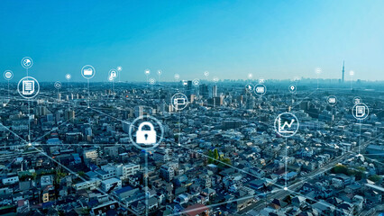 city, network, aerial view, landscape, scenery, urban, cityscape, outlook, drone, society, horizon,...