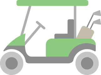 골프카트의 일러스트