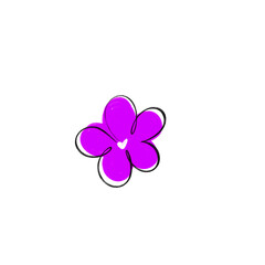 abstract purple flower background