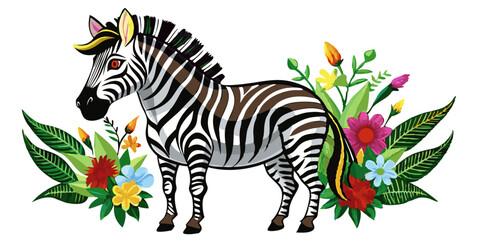 zebra vector illustration