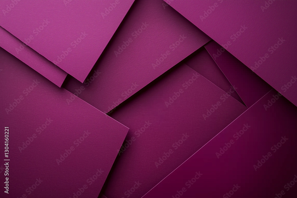 Poster purple background with a lot of paper cutouts. the paper cutouts are in different shapes and sizes, 