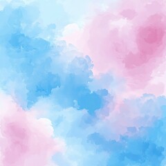 Fototapeta premium Pastel Pink and Blue Watercolor Wash Background Texture for Wedding Branding and Feminine Designs