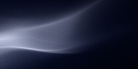 abstract grey blue black wave grainy gradient background, noise texture effect poster design