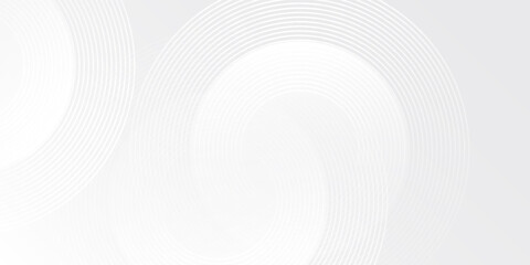 Abstract geometric lines on gray background. Modern shiny blue circle modern abstract vector illustration