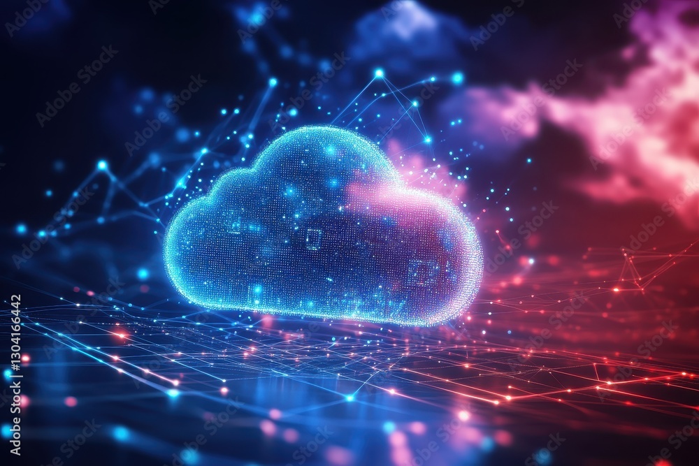 Poster high-speed 5g internet and data storage synchronization for global connectivity
