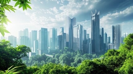 Green Cityscape  Sustainable Urban Development
