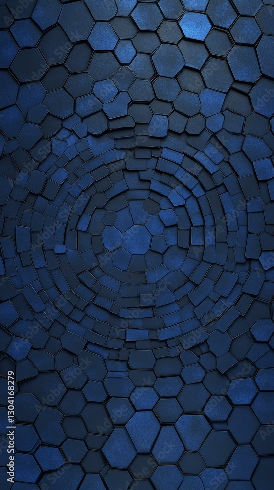 Poster abstract geometric hexagon pattern background