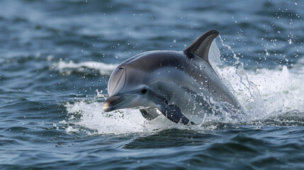 Obraz premium dolphin jumping out of water