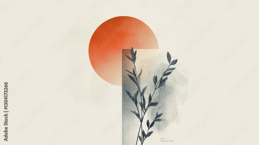 Aufkleber create a minimalistic and modern back cover for a seasonal catalog that complements the front cover 