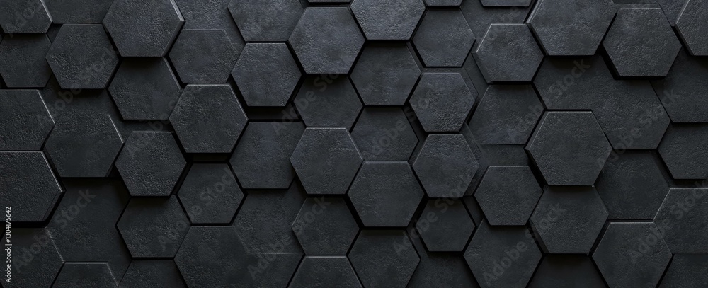 Poster abstract hexagon geometric pattern background