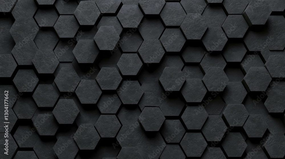 Poster abstract geometric hexagon pattern background