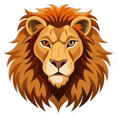 lion head vector illustration