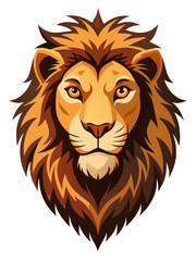 lion head vector