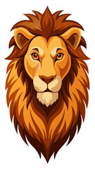 lion head vector