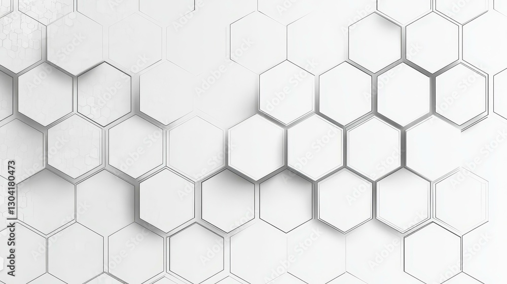Poster abstract geometric hexagon pattern background