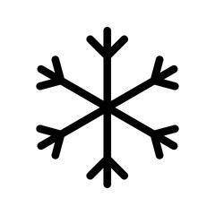 Snowflakes Icon on white background.