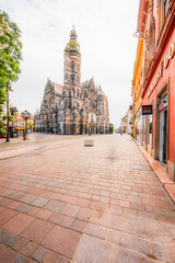 Naklejka premium Cathedral of Saint Elizabeth, Kosice in Slovakia
