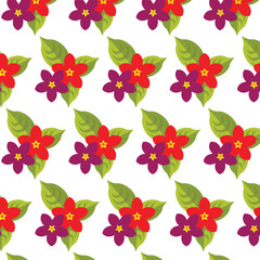 seamless pattern with flowers