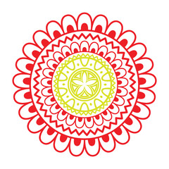 vector illustration of an abstract mandala