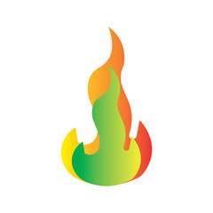 colored fire icon