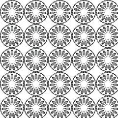 set of vector floral elements