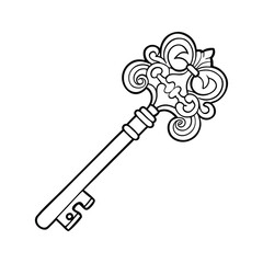 key to success coloring book