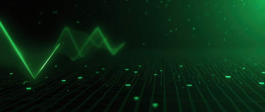 abstract technology background with binary code