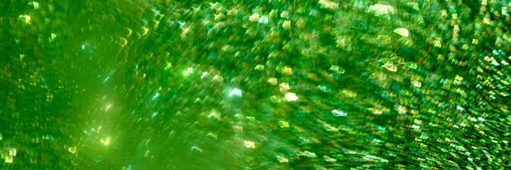 abstract green blurred background, web banner