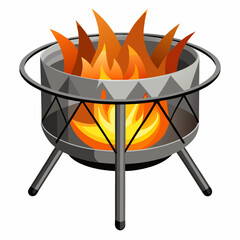 steel fire pit