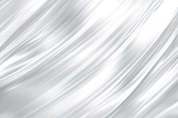 Fototapeta premium Soft flowing silver fabric catches the light beautifully during a calm afternoon in a spacious, modern studio. Generative AI