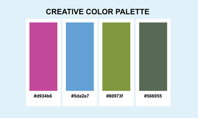 Pantone Color Palette Catalog Samples in RGB HEX