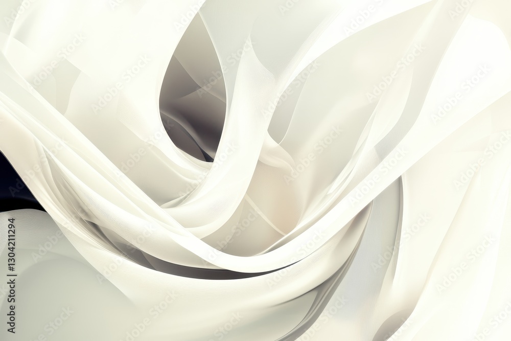 Poster flowing elegance in sheer fabric creates a mesmerizing visual that captivates the senses and inspire