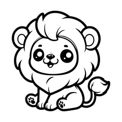 a illlustration of lion